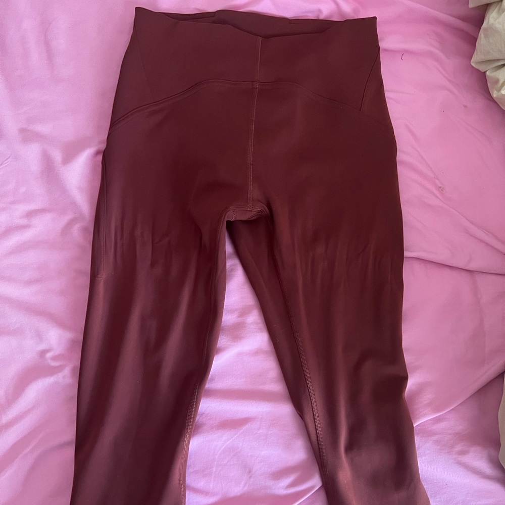 Lululemon Instill leggings, size 6, Date Brown